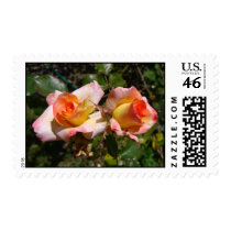 Two Roses postage by wingedturtle Two Roses postage