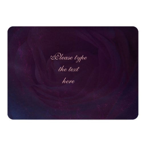 two roses - Will you be my bridesmaid Invitation