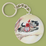 Two Running Scotties Key Chain