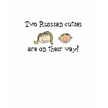 Two Russian cutiesare on their way! t-shirts