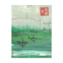 Two Sailboats Postcard