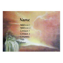TWO SAINT JOHNS AND FALLEN ANGEL BUSINESS CARD TEMPLATE