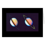 Two Saturn Planets Cards