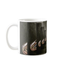 Two Saxophones with Musical Note Coffee Mug