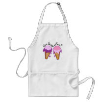 Two Scoops Party Apron by imagefactory Two Scoops Party Apron