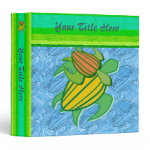 Two Sea Turtles 1.5" Binder