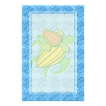 Two Sea Turtles Blank Stationery