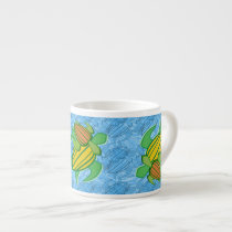Two Sea Turtles Espresso Mug mugs