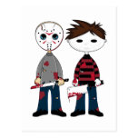 Two Serial Killers Postcard
