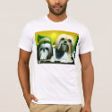 Two Shih Tzu Dogs t-shirts by pugcasso Two Shih Tzu Dogs t-shirts