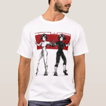two t-shirts