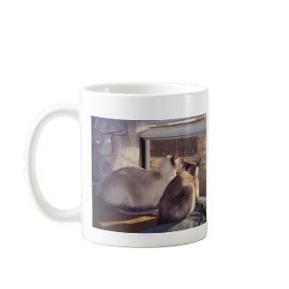 Two Siamese Cats Mug mug