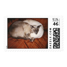 Two Siamese Cats Stamps