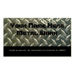 Two Sided Aluminum Metal for Mechanic or ? Business Cards