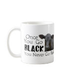Two Sided Black Angus Coffee Mugs