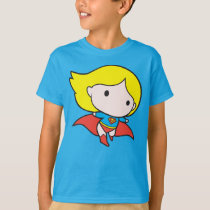 chibi, front back, character art, supergirl, justice leage, dc comics, super hero, Shirt with custom graphic design