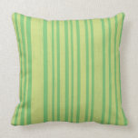 Two sided green pillow pillows