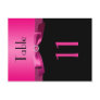 Two Sided Pink and Black Table Number Post Cards