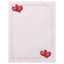 Two Sided Valentine Stationery flyers by LovesMe_LovesMeNot Two Sided Valentine Stationery flyers