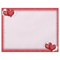 Two Sided Valentine Stationery flyers by LovesMe_LovesMeNot Two Sided Valentine Stationery flyers