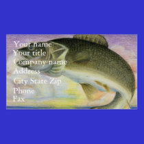 Two-Sided Walleye Business Card business cards