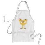 Two sides of the Same Cartoon Camel Cooking Apron