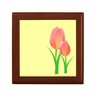 Two Simple Tulips Jewelry Boxes