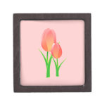 Two Simple Tulips Premium Keepsake Box
