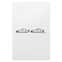 Two SLKs Personalized Stationery