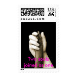 Two souls joined as one stamp
