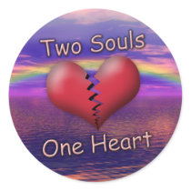 Two Souls One Heart stickers by gmlehmann Two Souls One Heart stickers