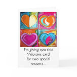 Two special reasons - Valentines Day Card