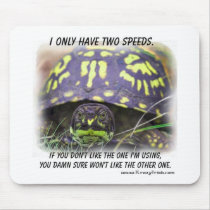 Two Speeds Turtle Mouse Pad