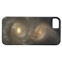 Two Spiral Galaxies Colliding on iPhone 5 Case
