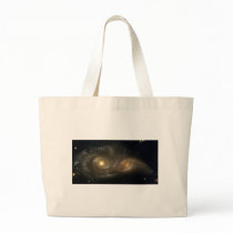 Two Spiral Galaxies (NGC220 and IC2163) bags by LisasLair Two Spiral Galaxies (NGC220 and IC2163) bags