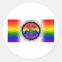 Two Spirit Flag Glass Design Stickers