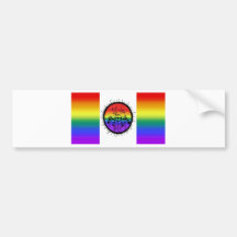 Two-Spirit Gradient Design Bumper Stickers