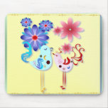 Two Spring Birds Of Happiness Mousepad