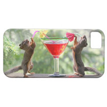 Two Squirrels Drinking a Cocktail casemate cases