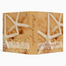 Two Starfish 1.5" Photo Album Vinyl Binder