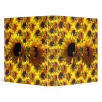 Two Sunflowers 1" Art Binder
