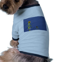 Two Sunflowers Against The Blue Sky pet clothing