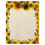 Two Sunflowers Flame Letterhead