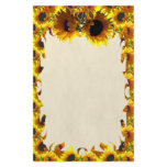 Two Sunflowers Flame Stationery