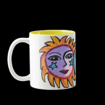 Two Suns and Moon mugs