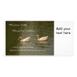 Two Swans - Wedding Theme Photo Card