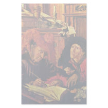 Two Tax Collectors By Reymerswaele Marinus Claesz. Personalized Stationery