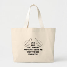 Two Thumbs .. Electronics Engineer Bag