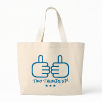 Two Thumbs Up - Blue bags