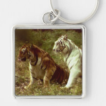two tigers keychain